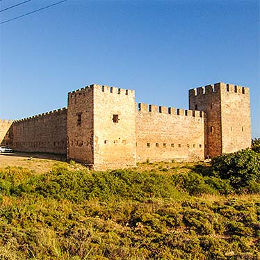 The castle in Frangokastello, Crete