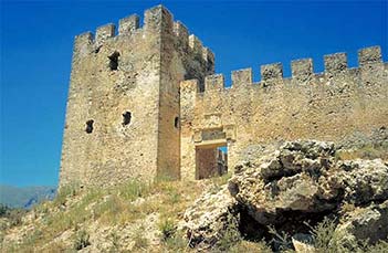Studios Stavris, Frangokastello, Crete directly at the beach
