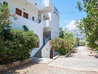 Studio's Stavris, Frangokastello, Kreta direct aan het strand