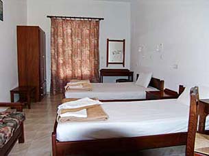 Studios Stavris, Frangokastello, Crete directly at the beach