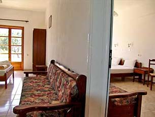 Studios Stavris, Frangokastello, Crete directly at the beach